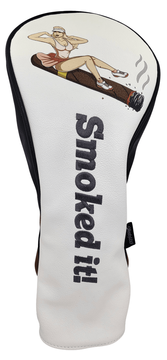 Smoked It! Embroidered Pinup Driver Headcover by ReadyGOLF