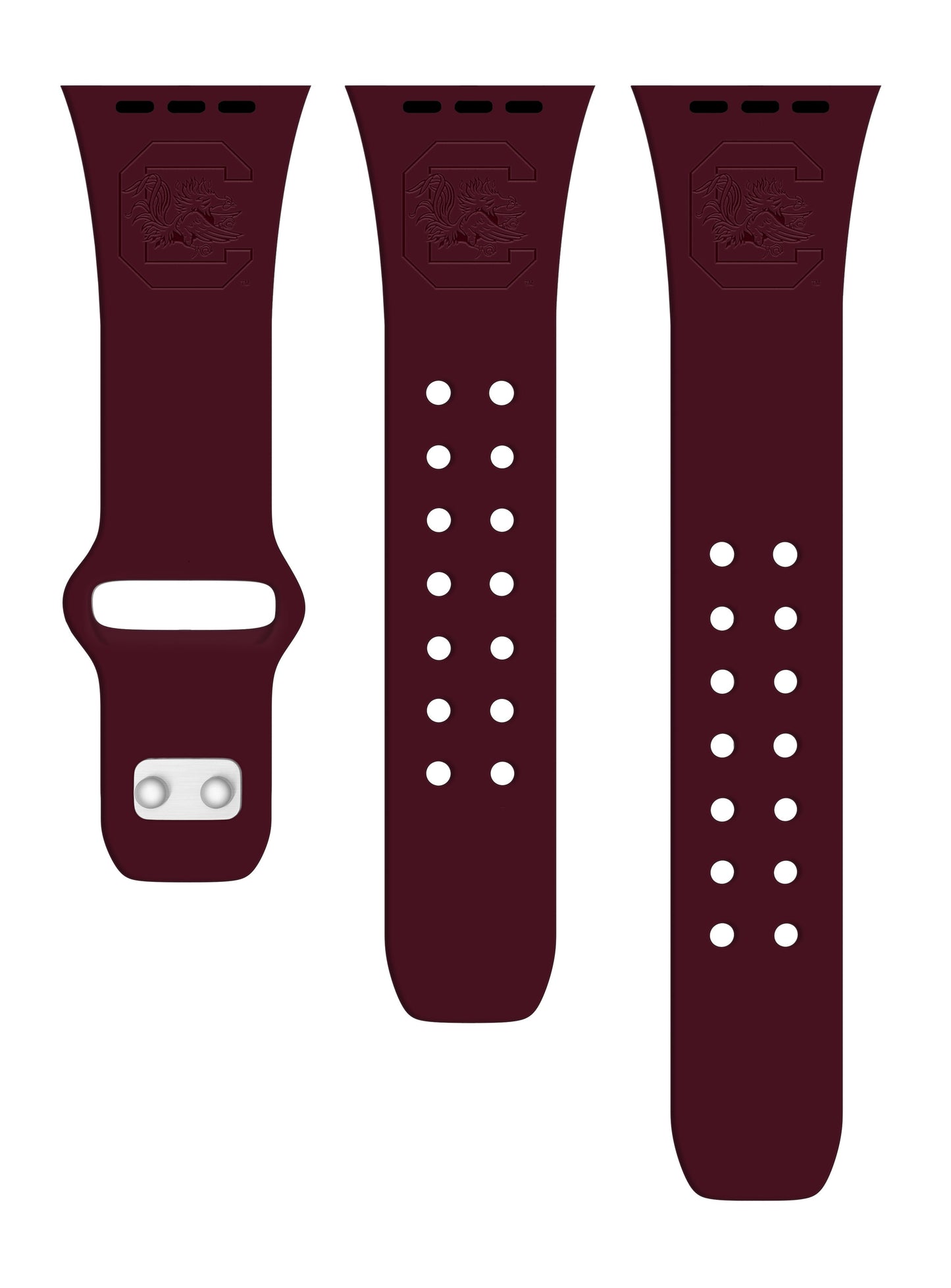 South Carolina Gamecocks Engraved Apple Watch Band