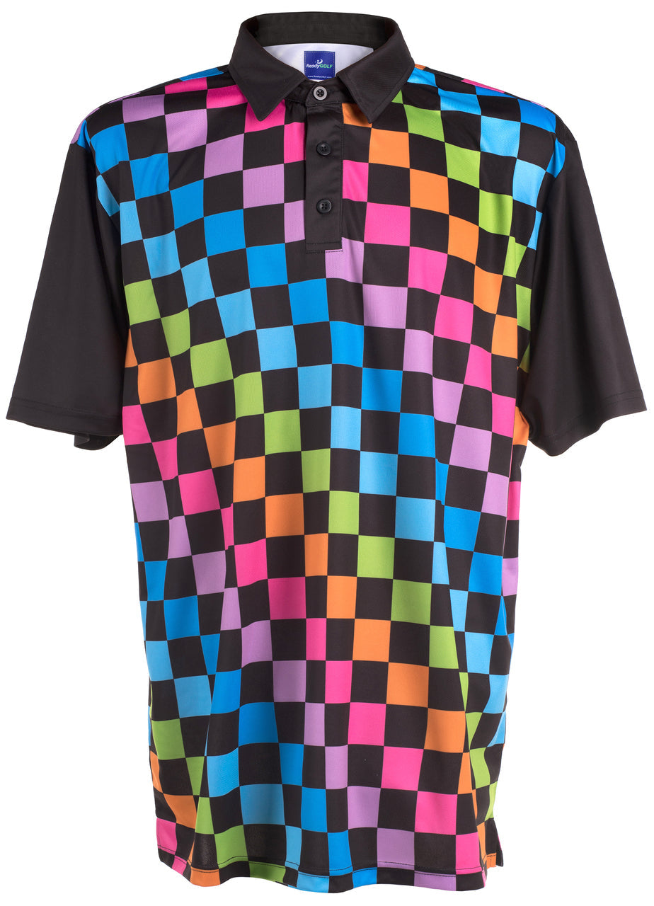 Start Me Up Mens Golf Polo Shirt by ReadyGOLF