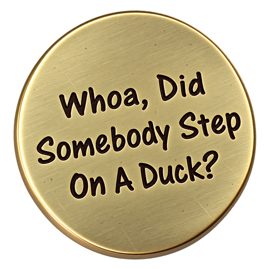Whoa, Did Somebody Step On A Duck? - Golf Ball Marker