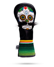 Load image into Gallery viewer, Mustache Sugar Skull - Driver Cover Black
