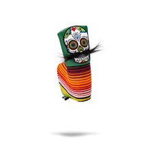 Load image into Gallery viewer, Mustache Sugar Skull - Blade Putter Cover Black
