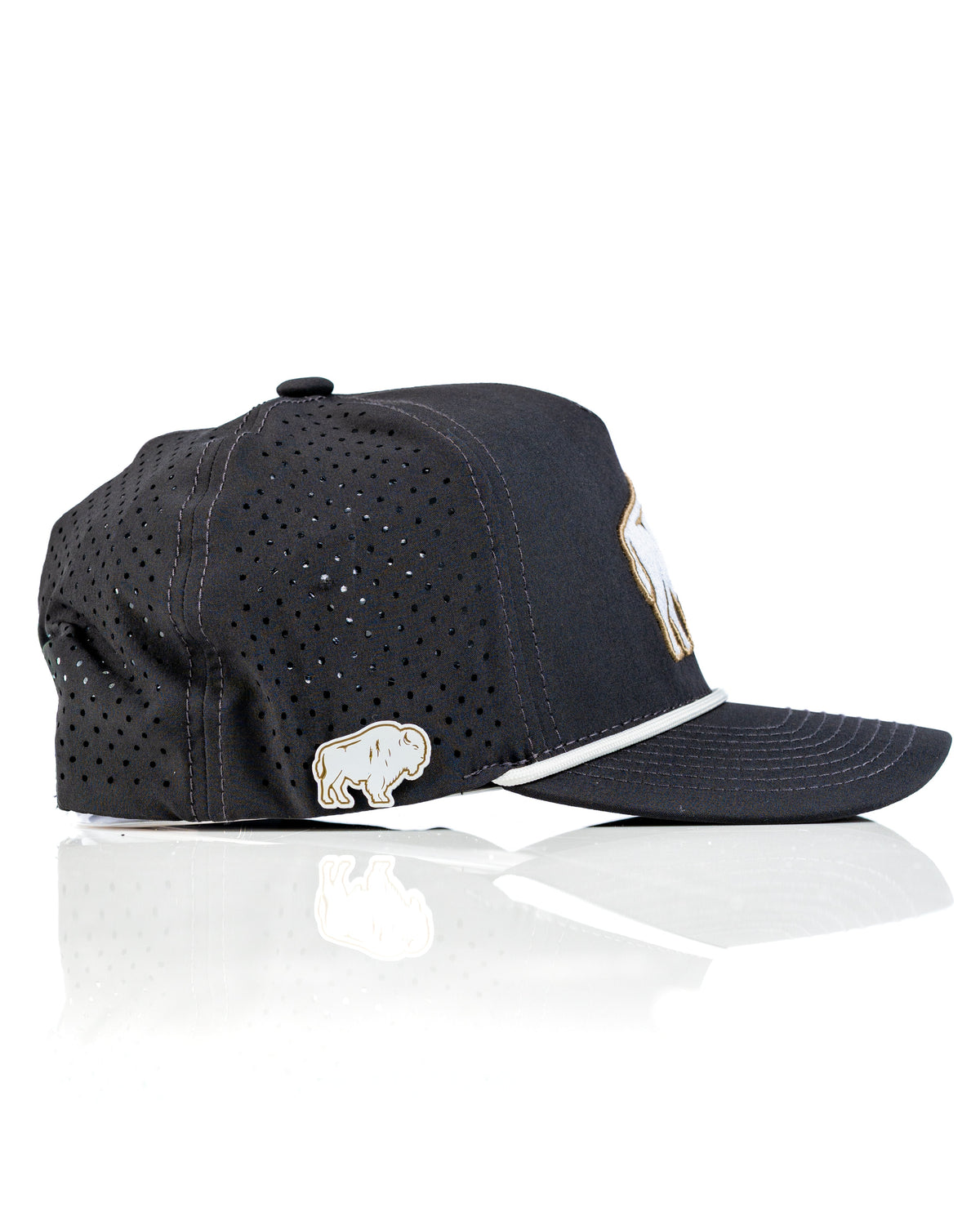Perforated Rope Hat - Great White Buffalo