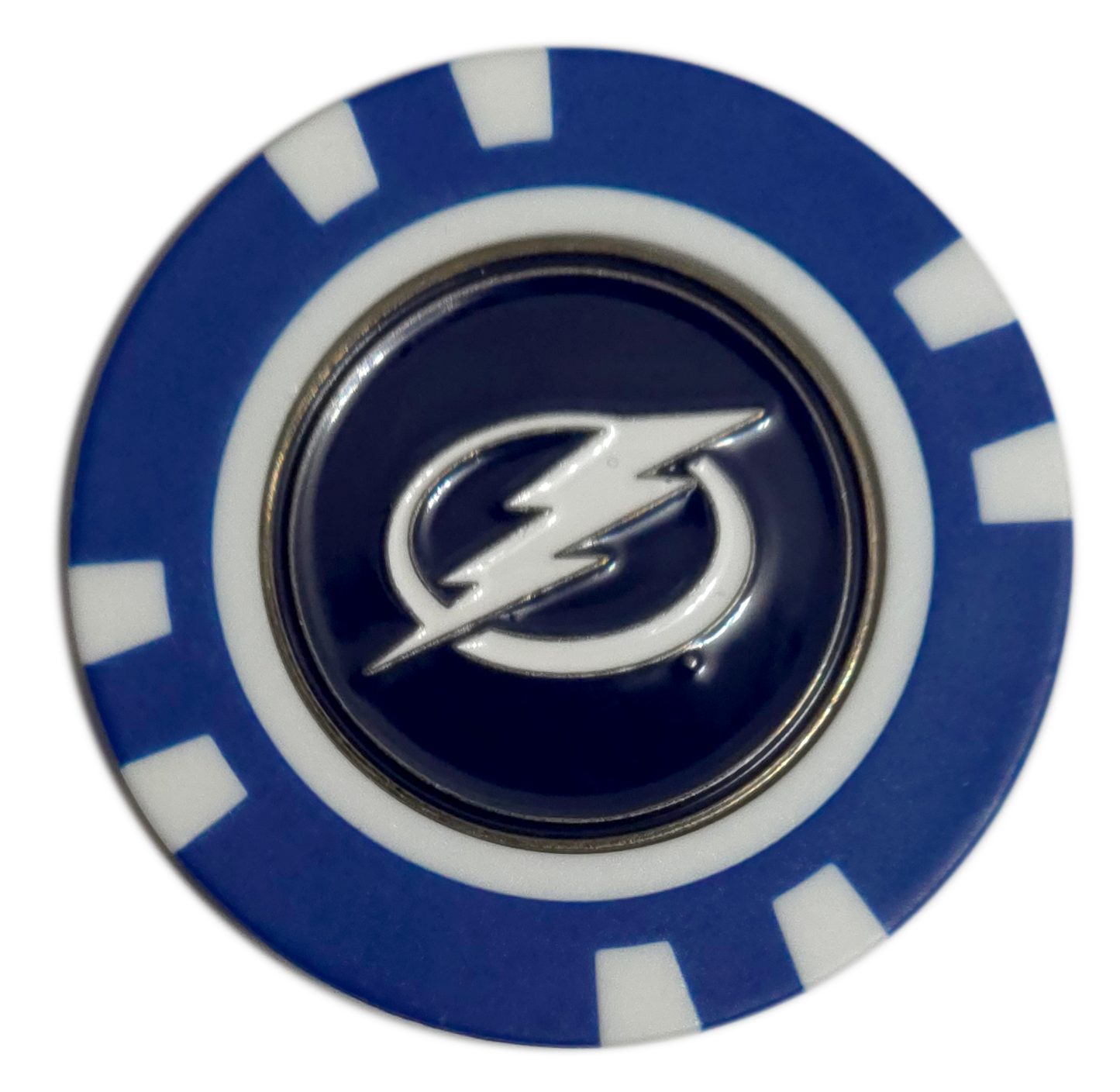 Officially Licensed Tampa Bay Lightning Poker Chip Golf Ball Marker