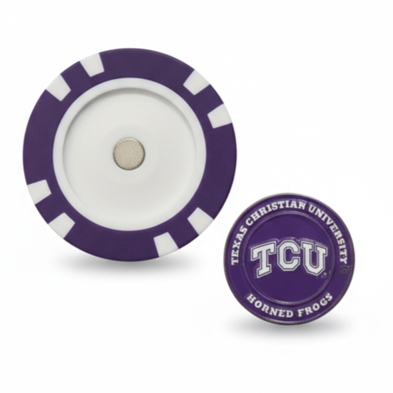 TCU Horned Frogs Officially Licensed Poker Chip Ball Marker