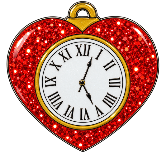 Tin Man's Heart Glitter Ball Marker & Hat Clip by ReadyGOLF