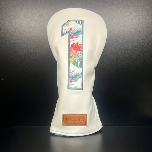 Tropical Floral Print Headcover