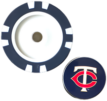 Load image into Gallery viewer, Officially Licensed Minnesota Twins Poker Chip Ball Marker
