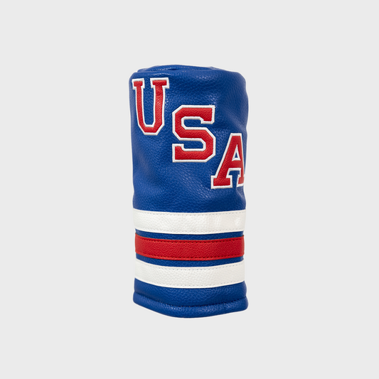 USA Classic Fairway Wood Cover | Premium Vintage Hockey-Inspired Fairway Wood Cover