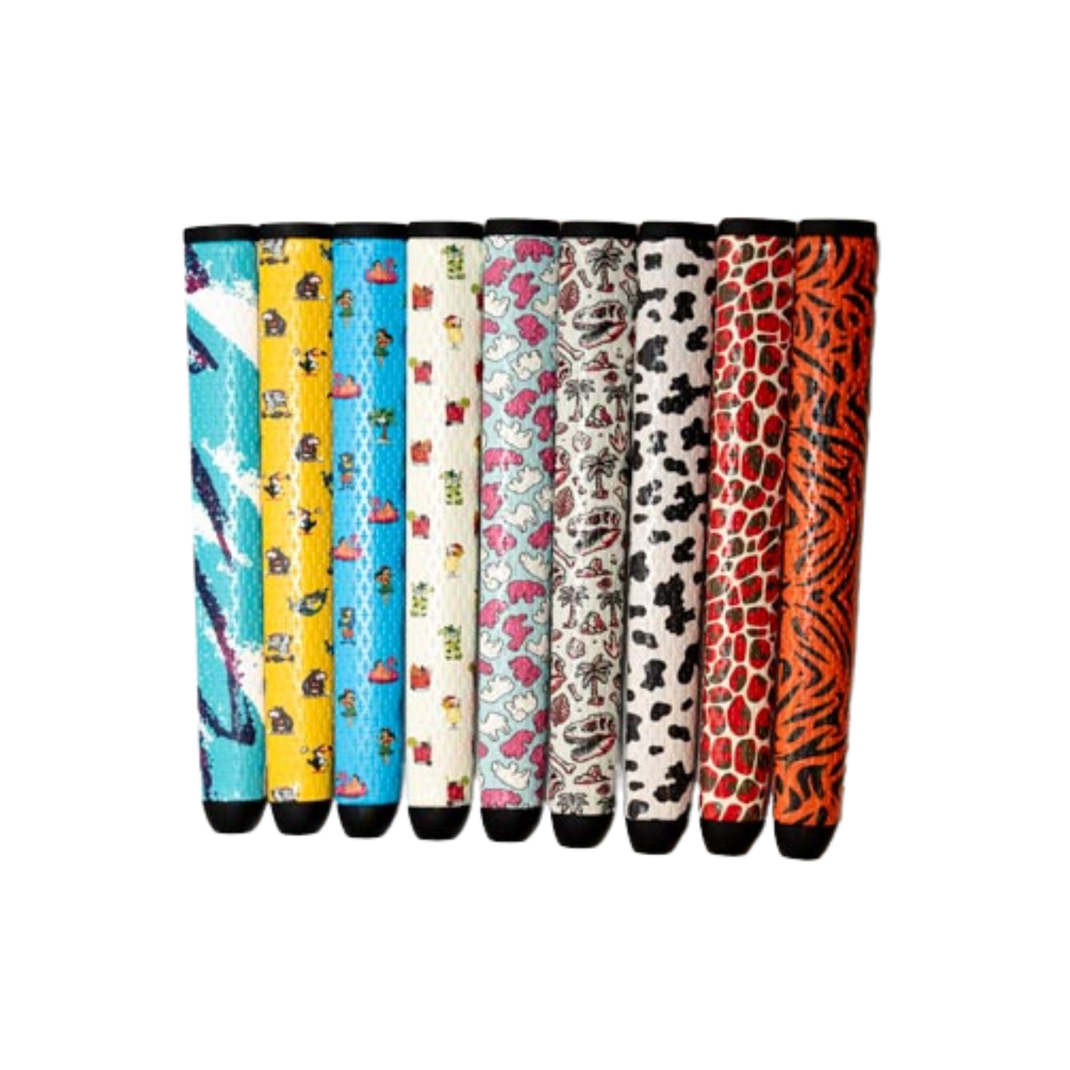 Tiger Tempo Putter Grip | Midsize | Premium PU Material | Stable Feel | Golf | Tiger Stripes