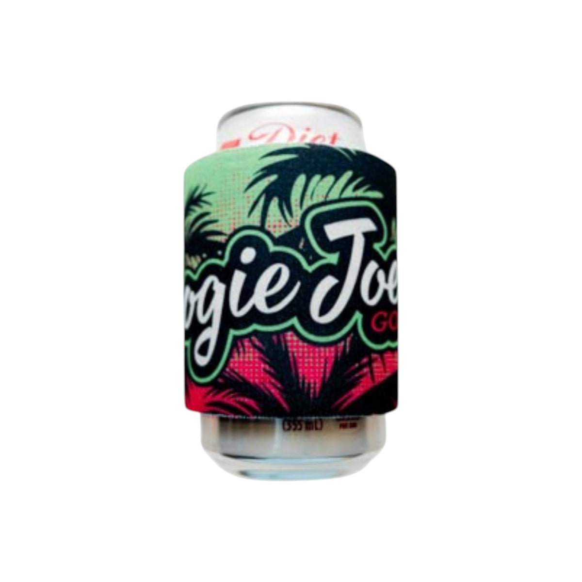 Neon Palms Slap Koozie | Neoprene Beverage Can Insulator | Snap n Wrap | Fits 12oz Cans