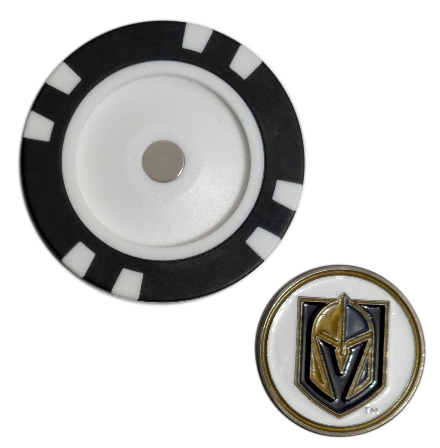 Officially Licensed Vegas Golden Knights Poker Chip Golf Ball Marker