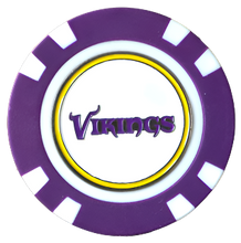 Load image into Gallery viewer, Officially Licensed Minnesota Vikings Poker Chip Ball Marker
