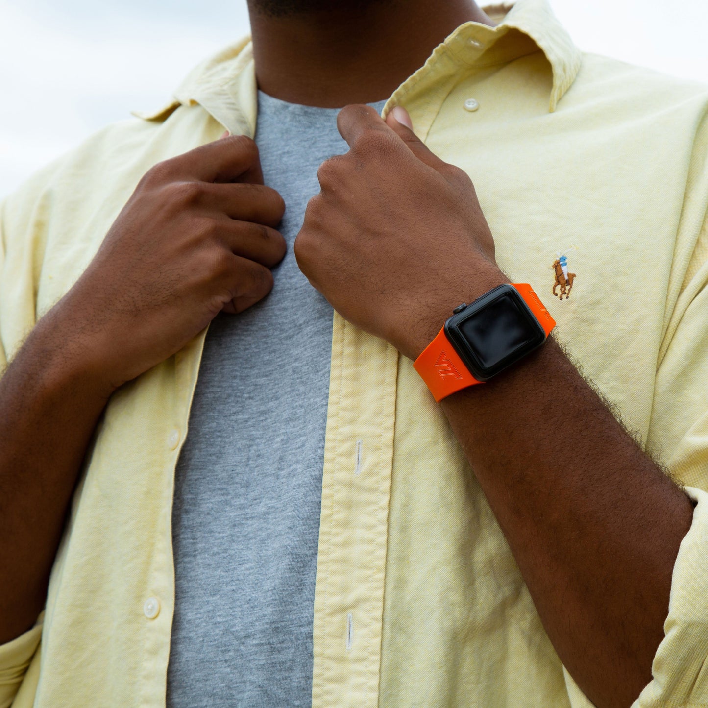 Virginia Tech Hokies Engraved Apple Watch Band