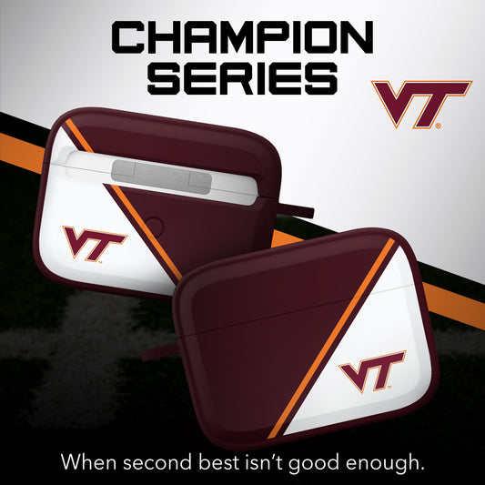 Virginia Tech Hokies HDX Champion Series Apple AirPods Pro 1 & 2 Case Cover