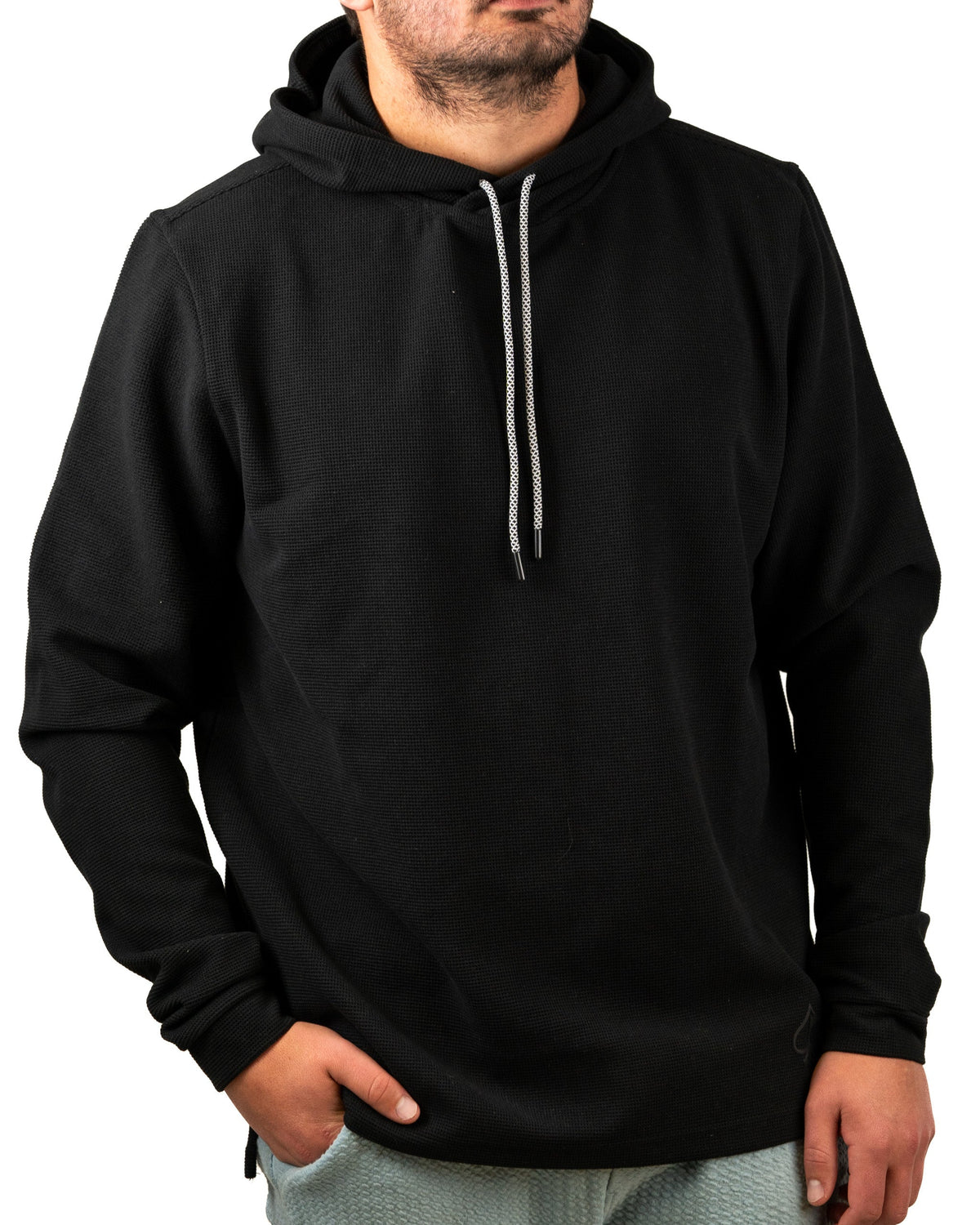 Player Preferred™ Waffle Grid Hoodie - Obsidian