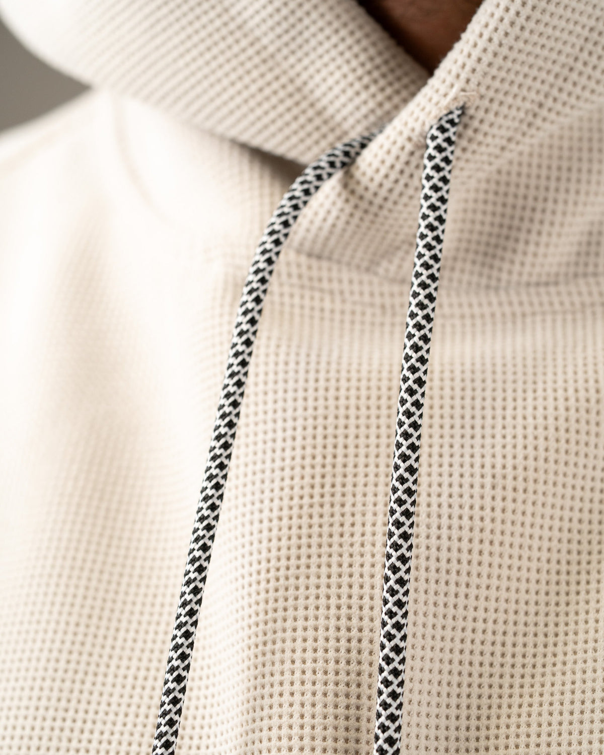 Player Preferred™ Waffle Grid Hoodie - Ivory
