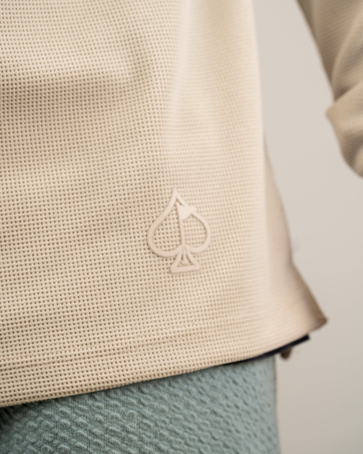 Player Preferred™ Waffle Grid Hoodie - Ivory
