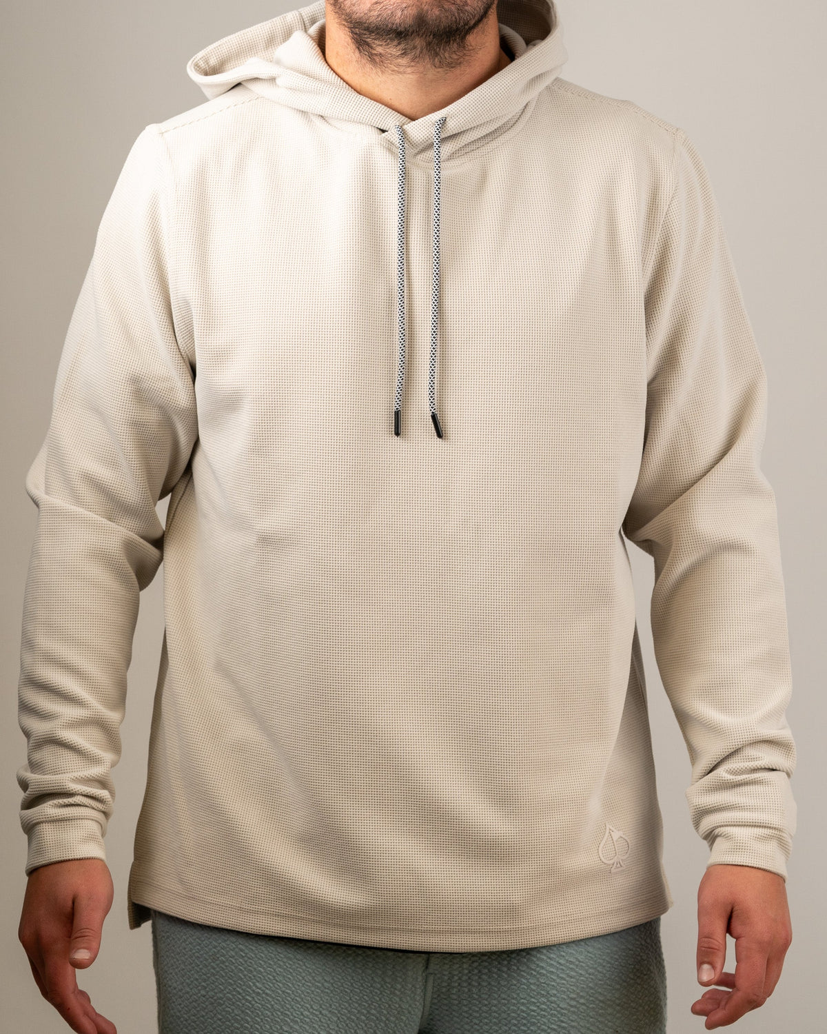 Player Preferred™ Waffle Grid Hoodie - Ivory
