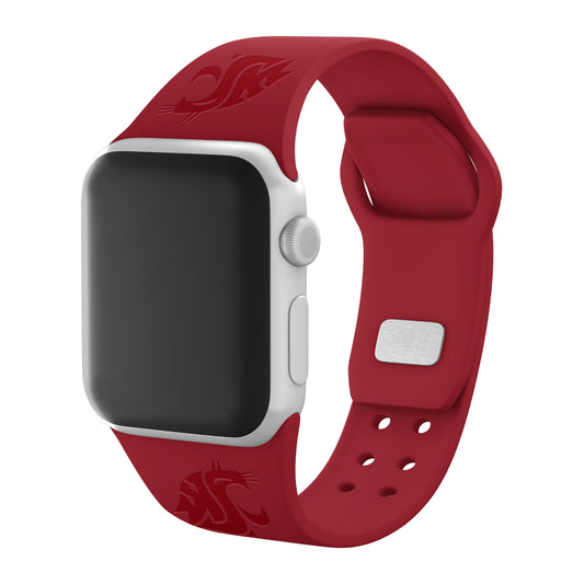 Washington State Cougars Engraved Apple Watch Band