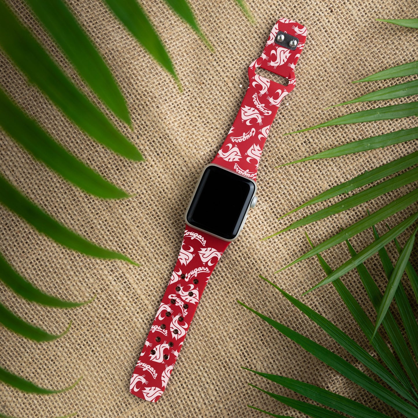 Washington State Cougars HD Apple Watch Band