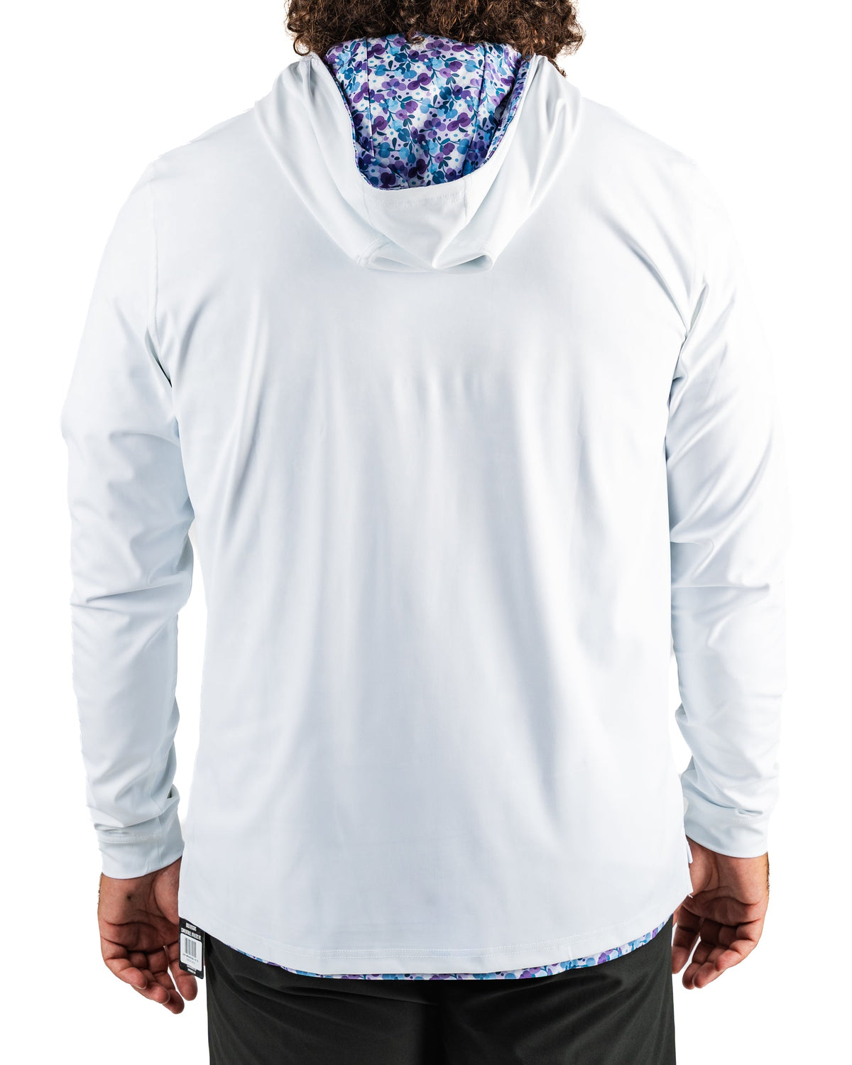 Performance Golf Hoodie - White Petals