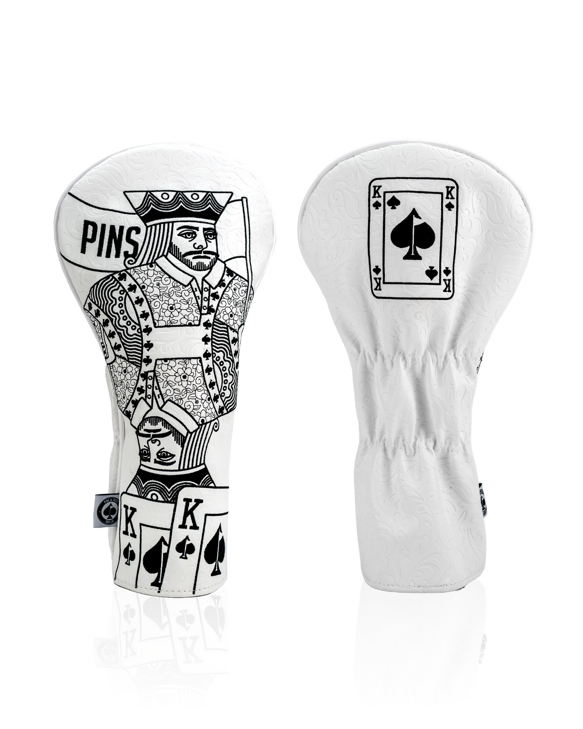 White Out King of Spades - Driver Headcover