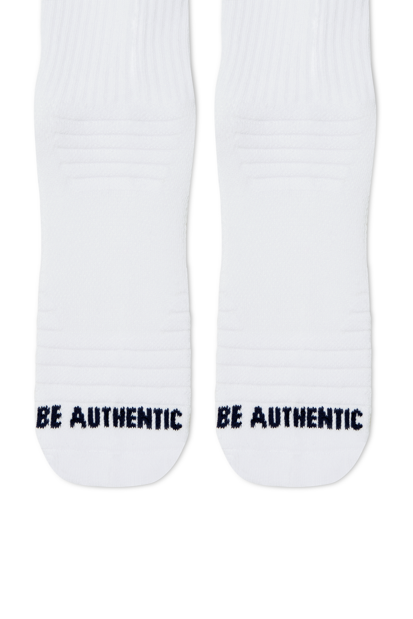 Calf Height Logo Socks White