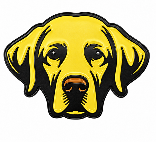 Yellow Labrador Retriever Golf Ball Marker with Hat Clip