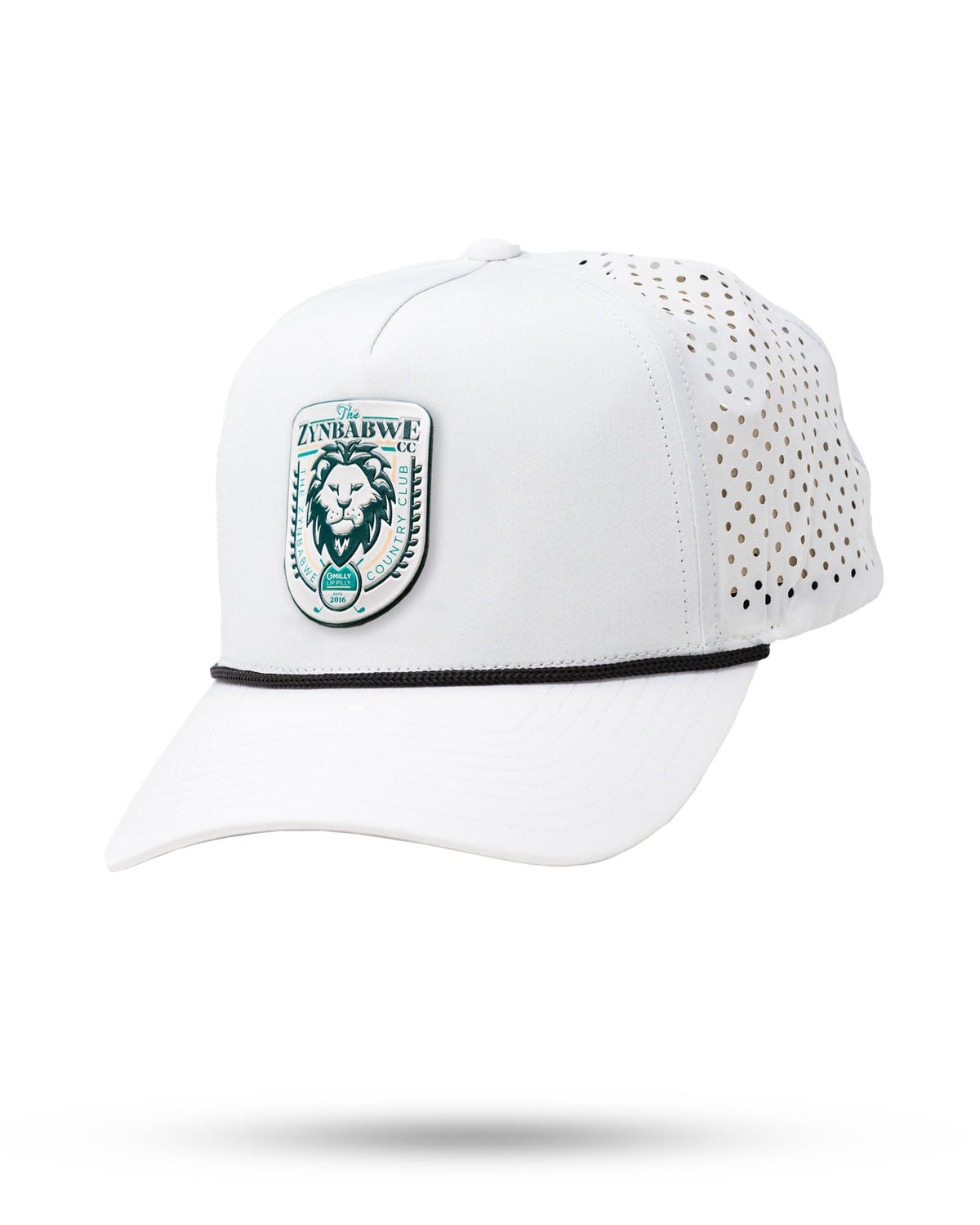 Perforated Rope Hat - Zynbabwe Country Club - White