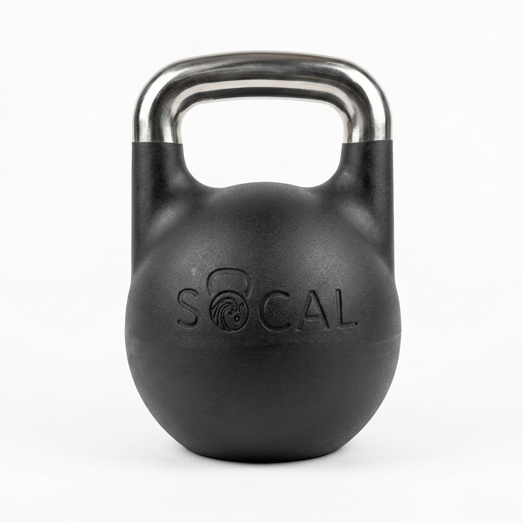 Adjustable Kettlebell 12–32 kg (26–70 lb) — Competition-Style, Black | SoCal Kettlebellz