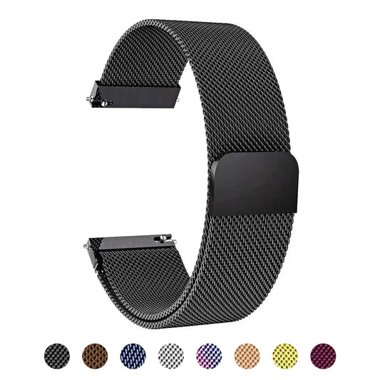 Amazfit Balance, GTR, GTS & Bip Milanese Mesh Band, Magnetic Closure