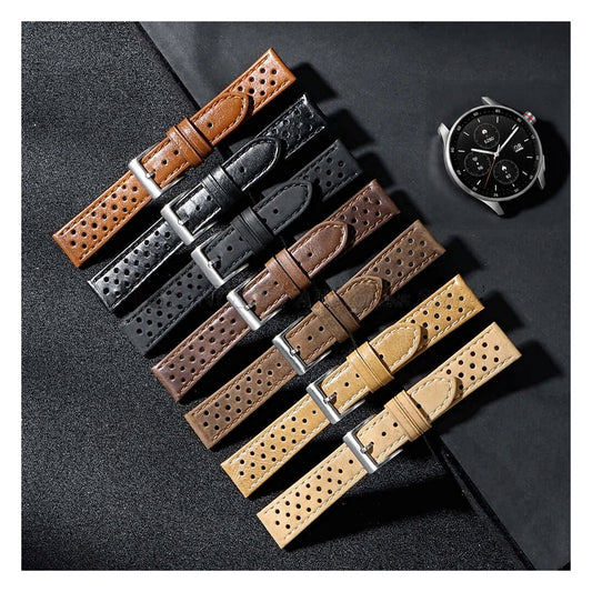 Amazfit Balance, GTR, GTS & Bip Perforated Calfskin Rally Band
