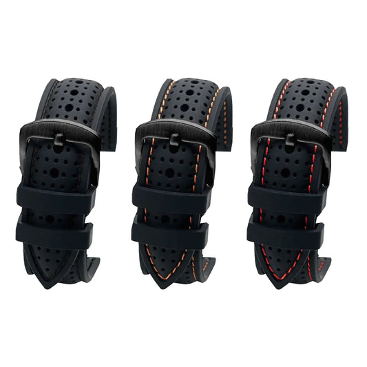 Amazfit Balance, GTR, GTS & Bip Stitched Perforated Silicone Band