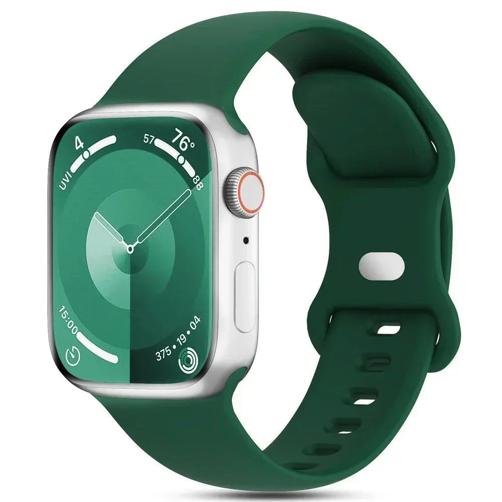 Silicone Apple Watch Band Series 11/10/9/8/7/6/5/4/ SE / Ultra 1/2/3