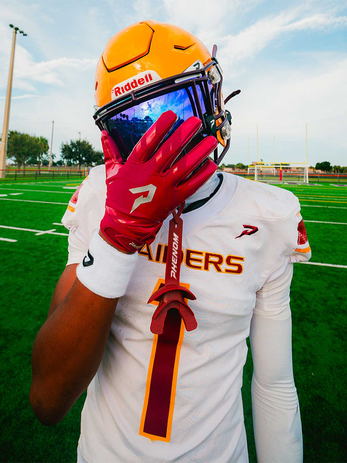 Phenom Elite VPS5 Adult Football Gloves - Team Colors
