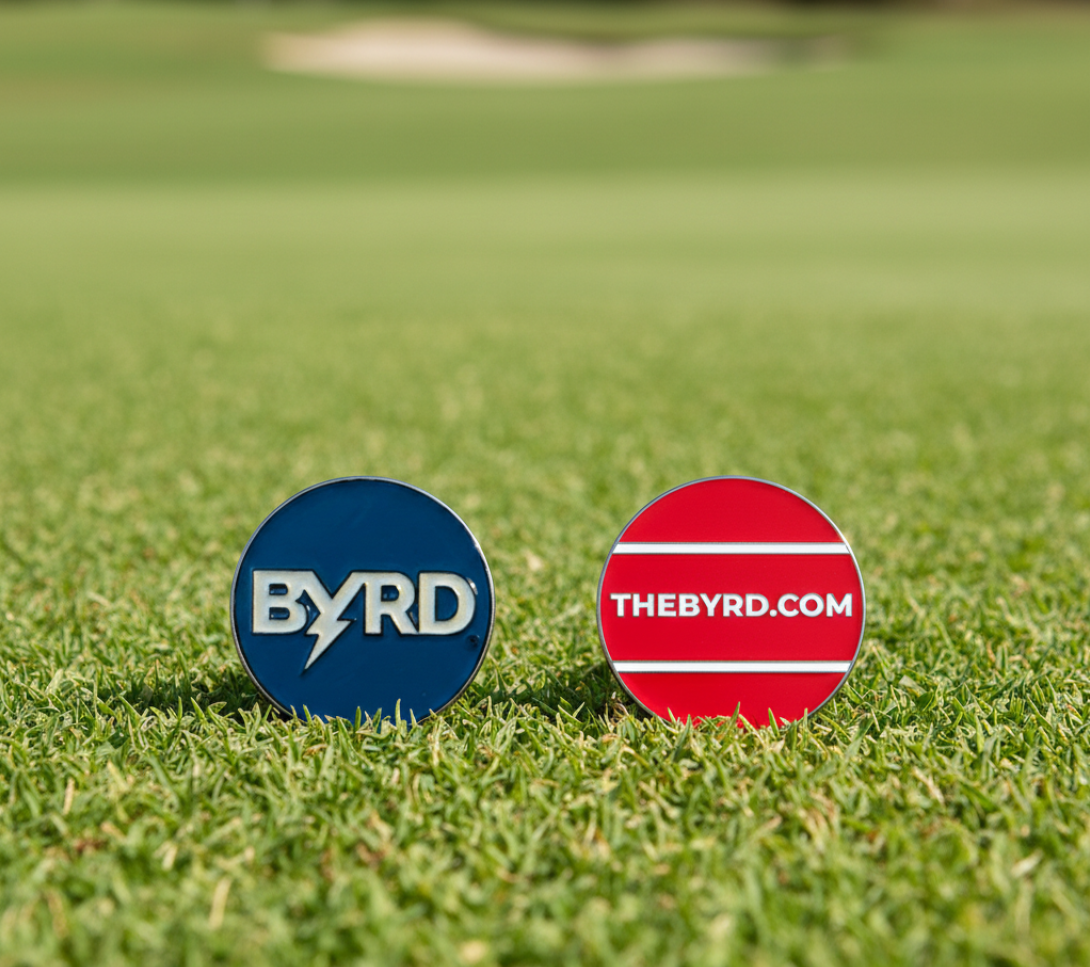 THE BYRD BALL MARKERS - Red, White & Blue