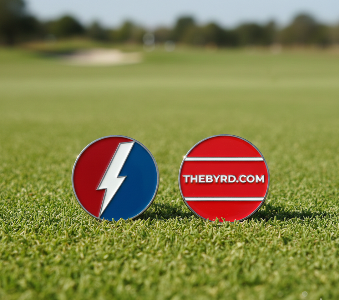 THE BYRD BALL MARKERS - Red, White & Blue