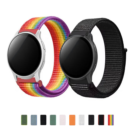 Motorola Moto Watch Woven Nylon Sport Loop, Hook-and-Loop, 50 Colors