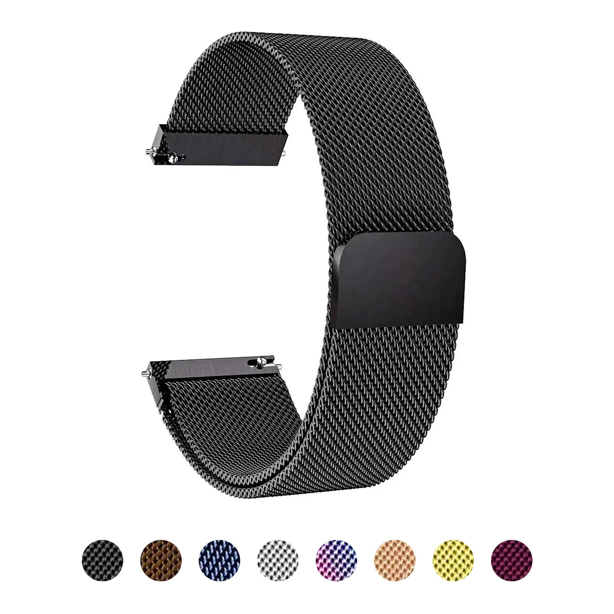 Motorola Moto Watch Stainless Steel Milanese Mesh Band, Magnetic