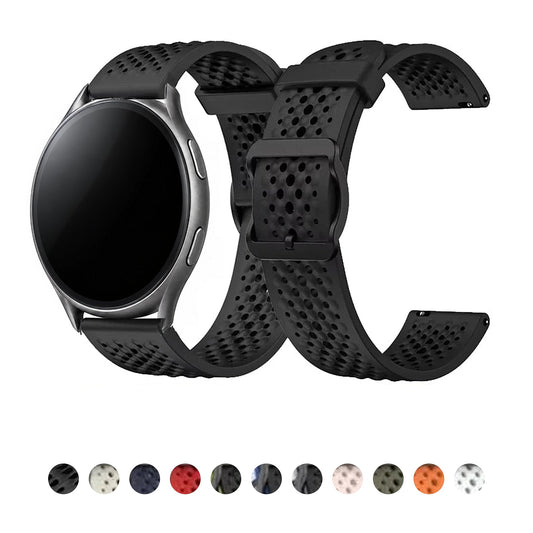 Motorola Moto Watch Silicone Sport Band with Air Holes, Pin Buckle