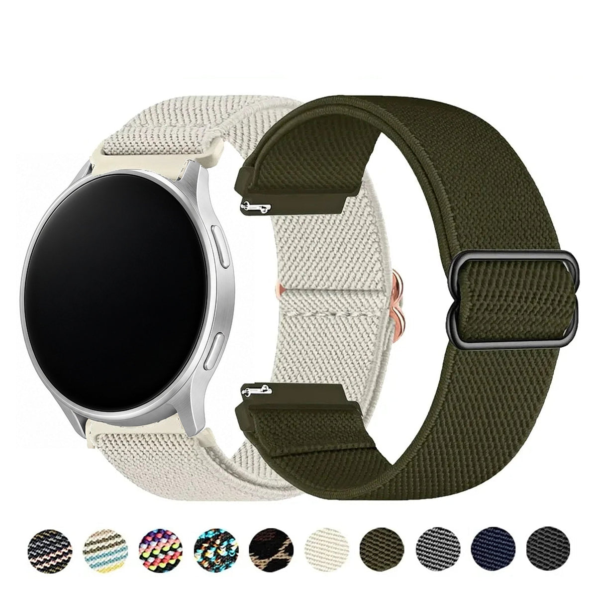 Motorola Moto Watch Patterned Stretch Nylon Band with Slider