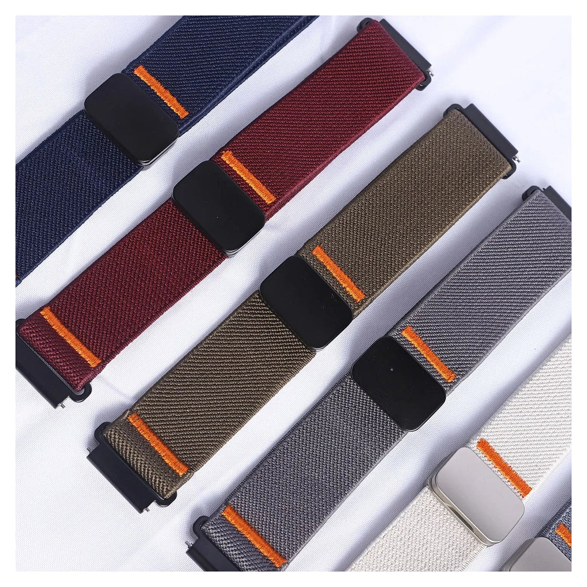 Motorola Moto Watch Stretch Nylon Band with Magnetic Clasp