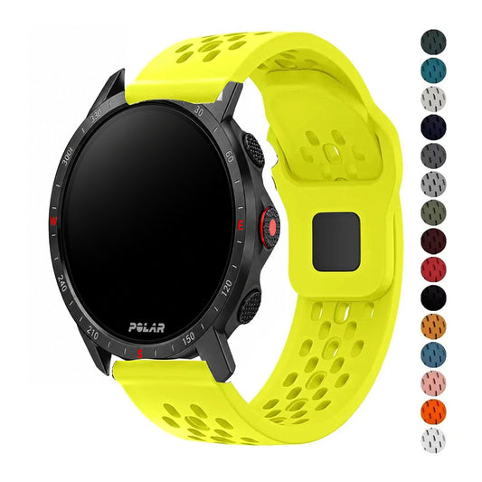 Polar Vantage, Grit X & Ignite Breathable Perforated Silicone Band