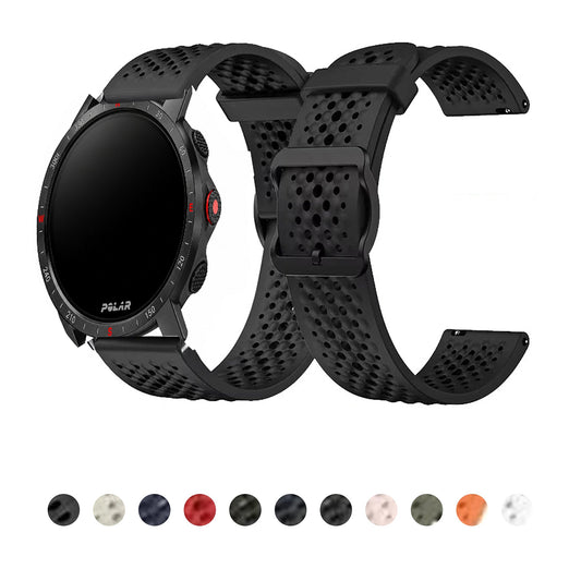 Polar Vantage, Grit X & Ignite Silicone Air-Hole Band, Pin Buckle