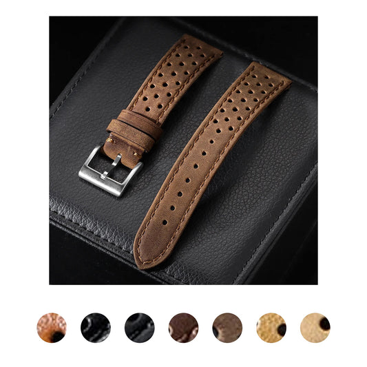 Polar Vantage, Grit X & Ignite Perforated Calfskin Rally Band