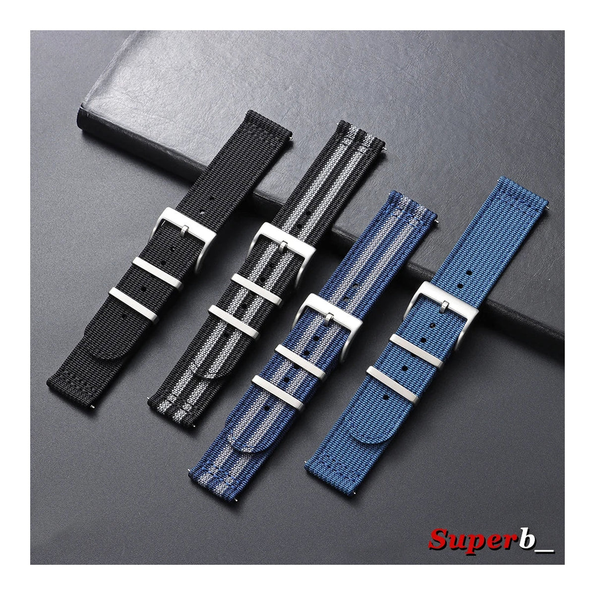 Polar Vantage, Grit X & Ignite Two-Piece Ribbed Nylon Band