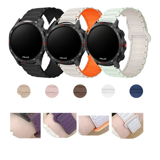 Polar Vantage, Grit X & Ignite Two-Tone Magnetic Silicone Loop Band
