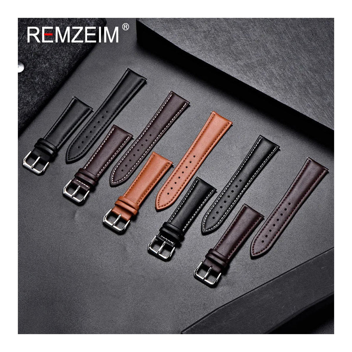 Polar Vantage, Grit X & Ignite Calfskin Leather Band, Stitch Options