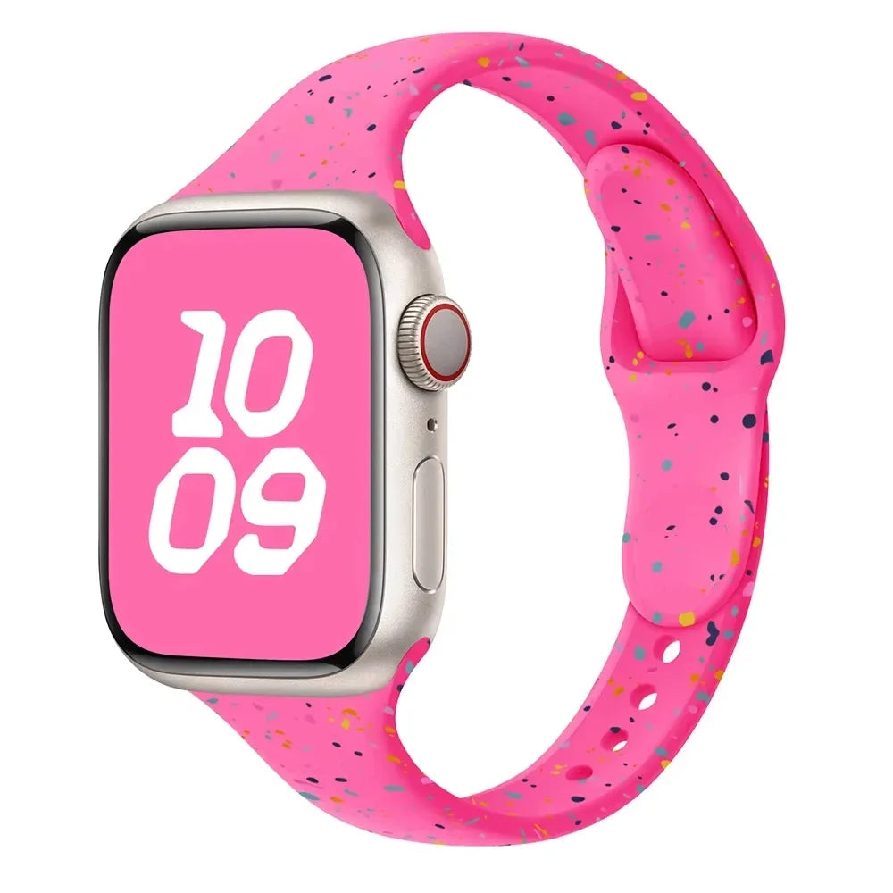 Slim Silicon Apple Watch Band-Strap
